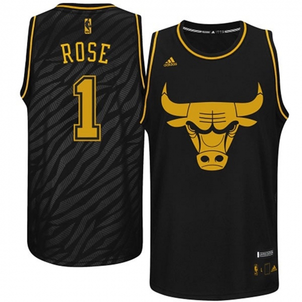 Chicago Bulls #1 Derrick Rose Hardwood Classics Jersey