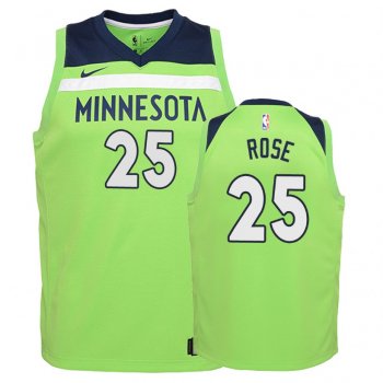 Youth Minnesota Timberwolves #25 Derrick Rose Statement Jersey