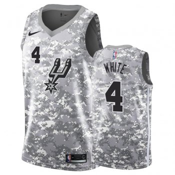 San Antonio Spurs #4 Derrick White Earned Jersey