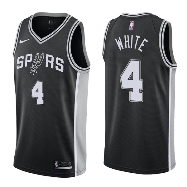 San Antonio Spurs #4 Derrick White Icon Jersey