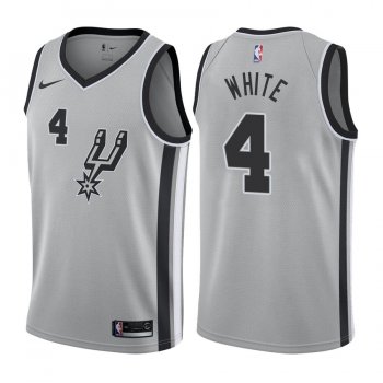 San Antonio Spurs #4 Derrick White Statement Jersey