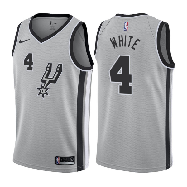 San Antonio Spurs #4 Derrick White Statement Jersey