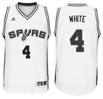 San Antonio Spurs #4 Derrick White Home Jersey