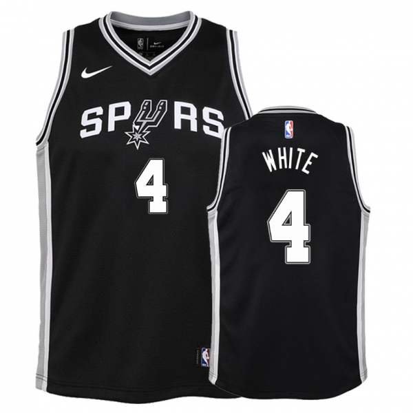 Youth San Antonio Spurs #4 Derrick White Icon Jersey