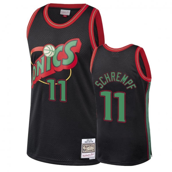 Seattle SuperSonics #11 Detlef Schrempf Classic Jersey