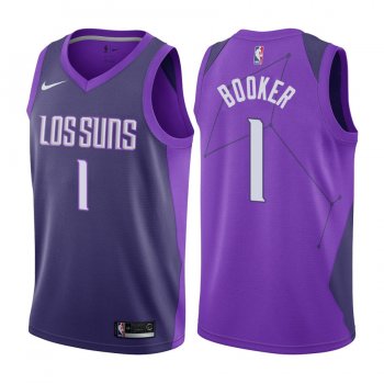 Phoenix Suns #1 Devin Booker City Jersey