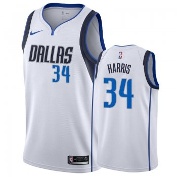 Dallas Mavericks Devin Harris #34 White 2018-2019 Association Jersey