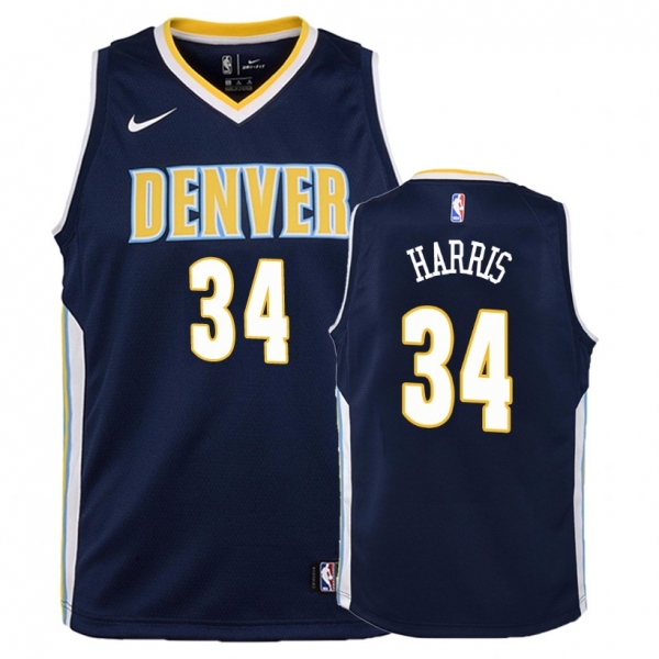 Youth Denver Nuggets #34 Devin Harris Icon Jersey