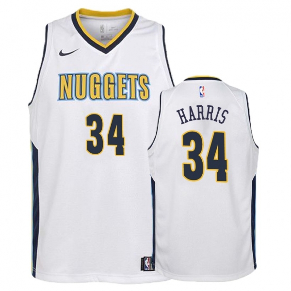 Youth Denver Nuggets #34 Devin Harris Association Jersey