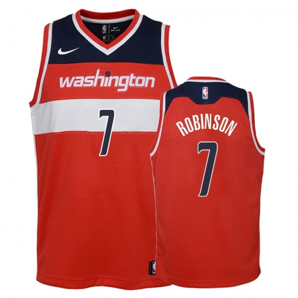 Youth Washington Wizards #7 Devin Robinson Icon Jersey