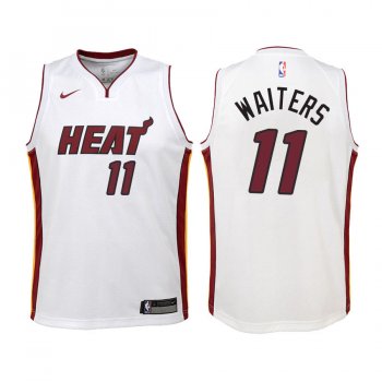 Youth Miami Heat Dion Waiters #11 White Association Edition Jersey