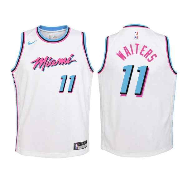 Youth Miami Heat #11 Dion Waiters City Jersey