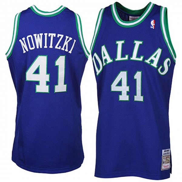 Dallas Mavericks Dirk Nowitzki Hardwood Classics Jersey