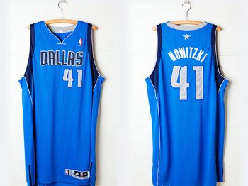 Dallas Mavericks #41 Dirk Nowitzki Hardwood Classics Jersey