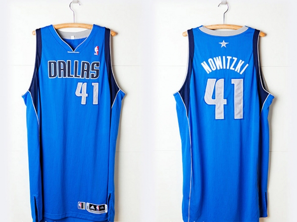 Dallas Mavericks #41 Dirk Nowitzki Hardwood Classics Jersey