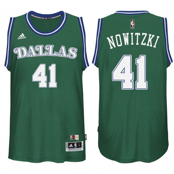 Dallas Mavericks #41 Dirk Nowitzki Hardwood Classics Jersey