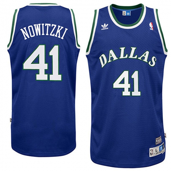 Dallas Mavericks Dirk Nowitzki Hardwood Classics Jersey