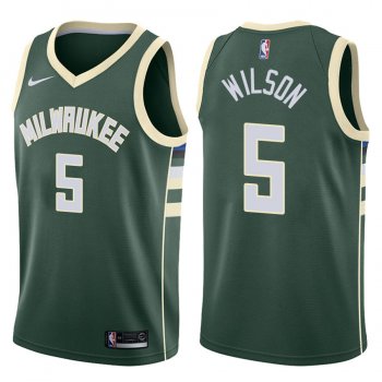 Milwaukee Bucks #5 D.J. Wilson Icon Jersey