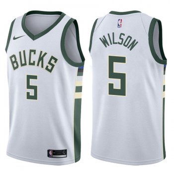 Milwaukee Bucks #5 D.J. Wilson Association Jersey