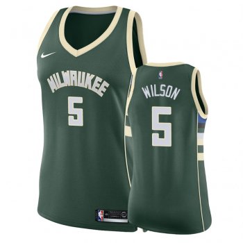 Women's Milwaukee Bucks #5 D.J. Wilson Icon Jersey