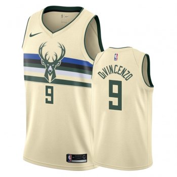 Milwaukee Bucks #9 Donte DiVincenzo City Jersey