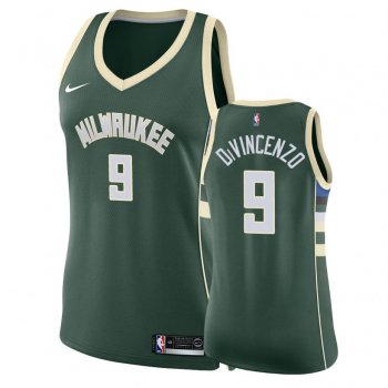 Women's Milwaukee Bucks #9 Donte DiVincenzo Icon Jersey