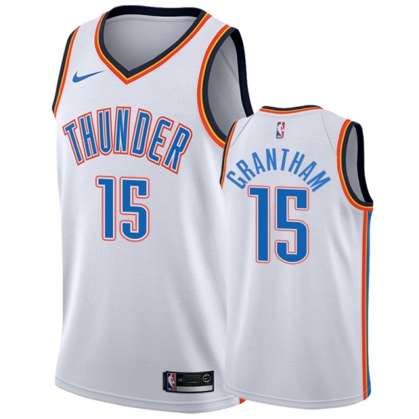 Oklahoma City Thunder #15 Donte Grantham Association Jersey