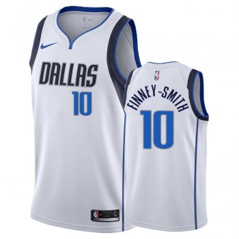 Dallas Mavericks Dorian Finney-Smith #10 White Association Jersey