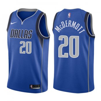 Dallas Mavericks Doug McDermott #20 Blue Icon Edition Jersey