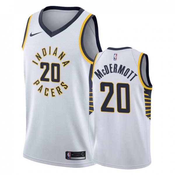 Indiana Pacers Doug McDermott #20 White Association Jersey