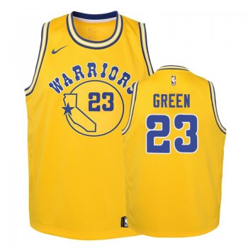 Youth Golden State Warriors #23 Draymond Green Hardwood Classics Jersey