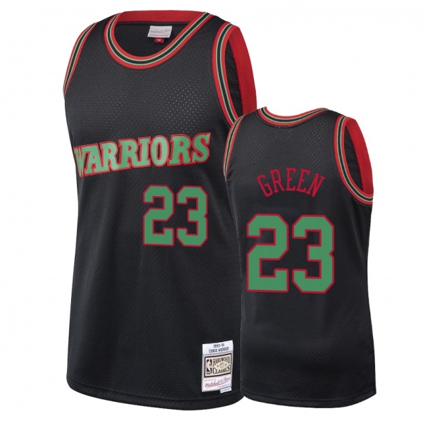 Golden State Warriors Draymond Green #23 Black Classics Christmas Jersey