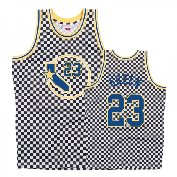 Golden State Warriors #23 Draymond Green Checkerboard Jersey