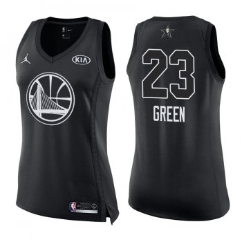 Women's 2018 All-Star Golden State Warriors Draymond Green #23 Black Jersey