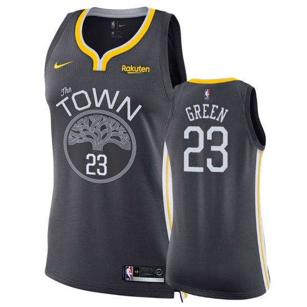 Women's Golden State Warriors Draymond Green #23 Gray Statement Jersey