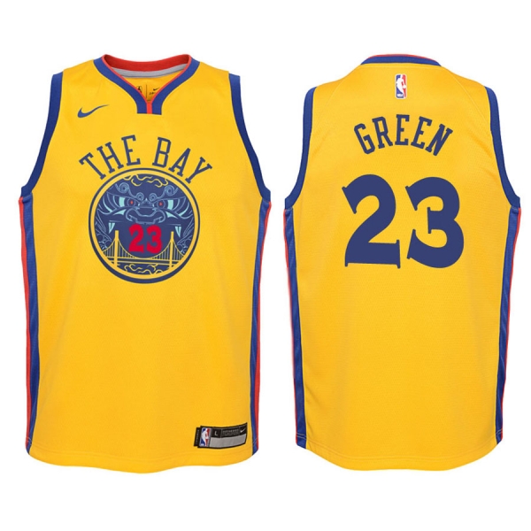 Youth Golden State Warriors #23 Draymond Green City Jersey