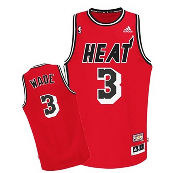 Miami Heat #3 Dwyane Wade Hardwood Classics Jersey