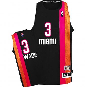 Miami Heat #3 Dwyane Wade Hardwood Classics Jersey