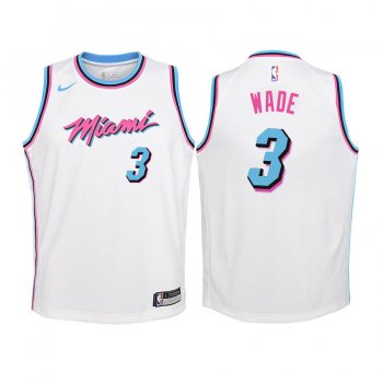 Youth Miami Heat #3 Dwyane Wade City Jersey