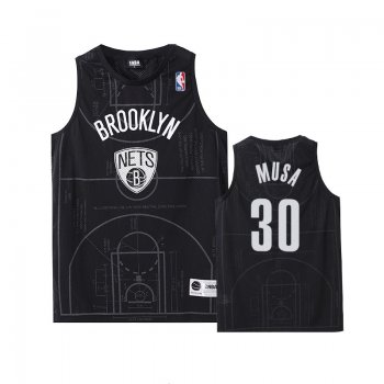 Brooklyn Nets #30 Dzanan Musa Basketball Court Jersey