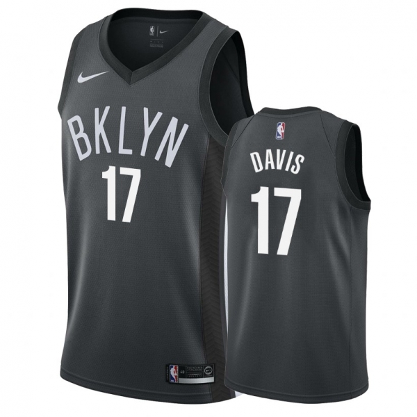 Brooklyn Nets #17 Ed Davis Statement Jersey