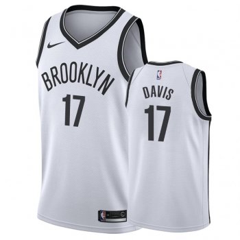 Brooklyn Nets Ed Davis #17 White Association Jersey