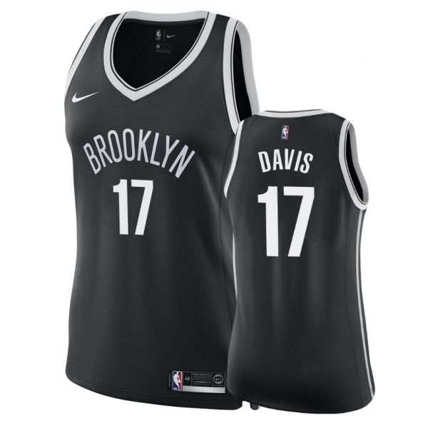 Women's Brooklyn Nets #17 Ed Davis Icon Jersey