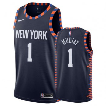 New York Knicks #1 Emmanuel Mudiay City Jersey