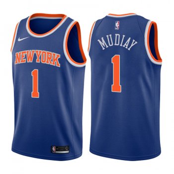 New York Knicks #1 Emmanuel Mudiay Icon Jersey