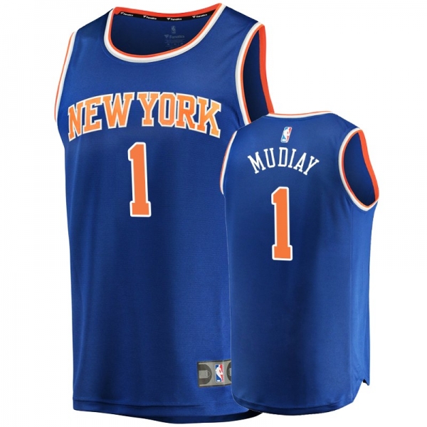 New York Knicks #1 Emmanuel Mudiay Icon Jersey