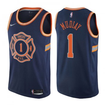 New York Knicks #1 Emmanuel Mudiay City Jersey