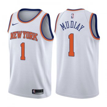 New York Knicks #1 Emmanuel Mudiay Association Jersey