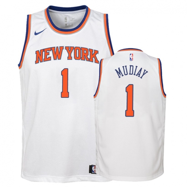 Youth New York Knicks #1 Emmanuel Mudiay Association Jersey