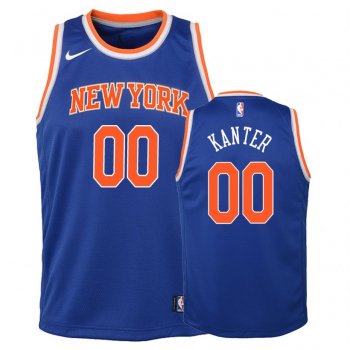 Youth New York Knicks #00 Enes Kanter Icon Jersey